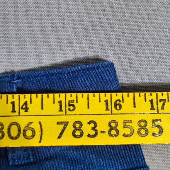 Northern Reflections corduroy pants women's size 10 blue straight leg ankle crop - Picture 7 of 11